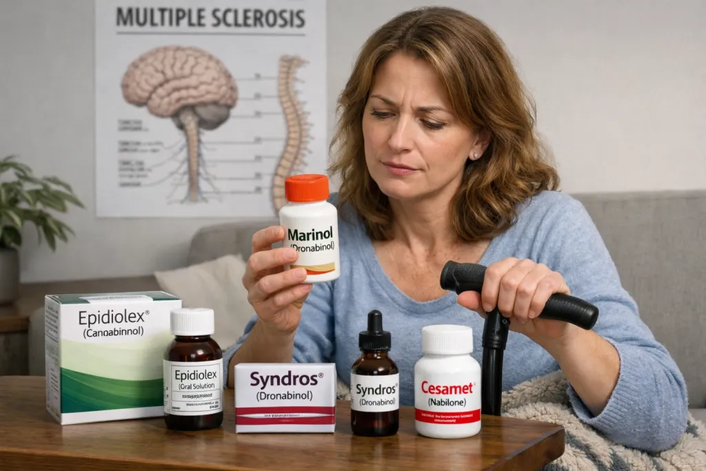 cannabis formulations and routes of administration for multiple sclerosis cannabis treatment