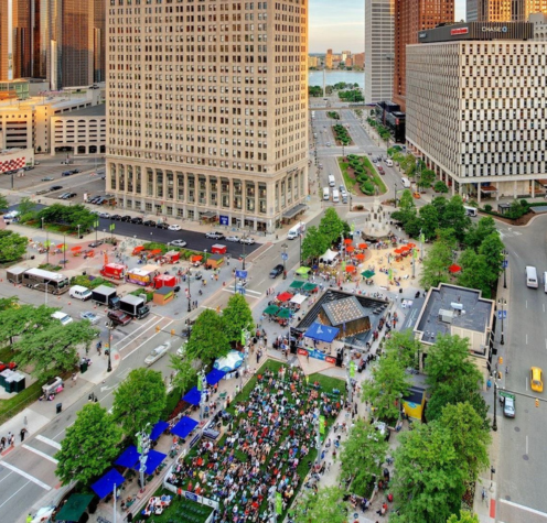Campus Martius Park, Detroit