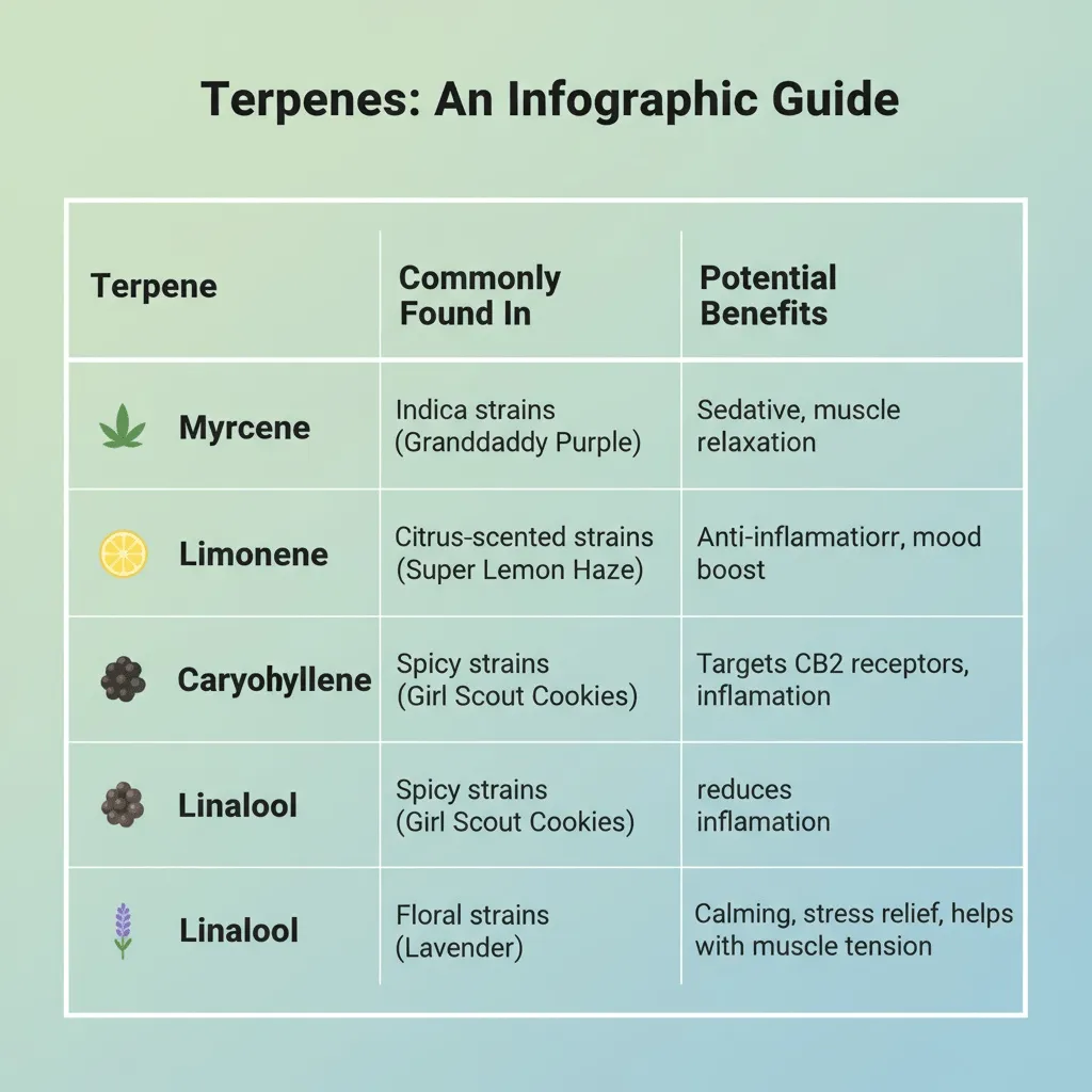 the role of terpenes in pain relief