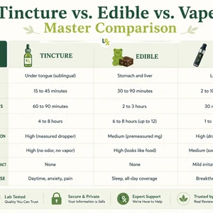 Tincture vs. Edible vs. Vape: Which Plant Medicine Format Fits Your Condition?